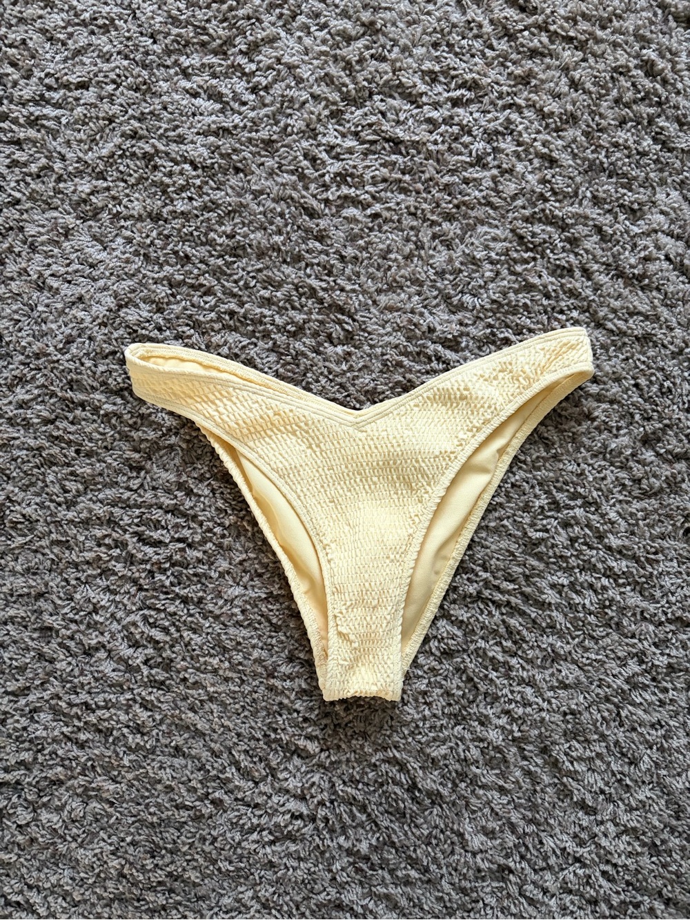 Hollister Smocked Cheeky Bikini Bottoms